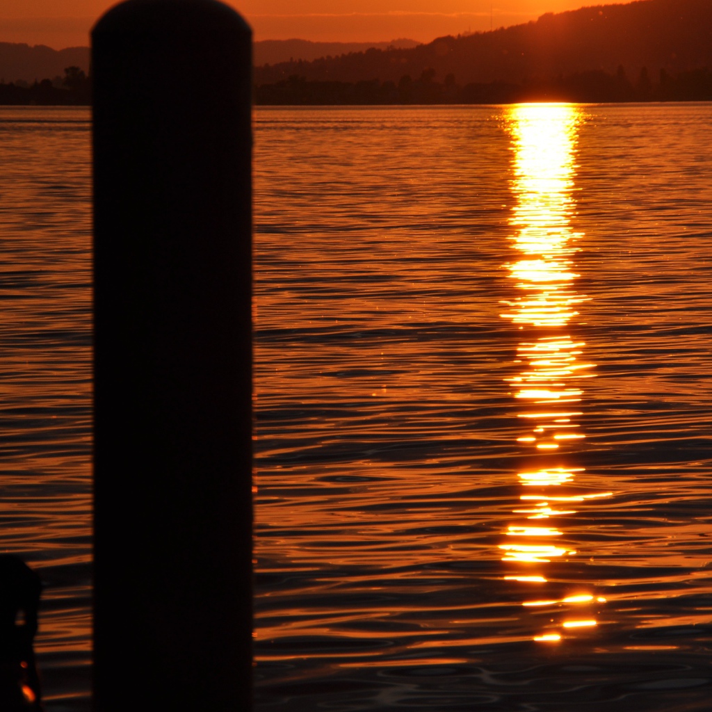 Закат солнца в Швейцарии