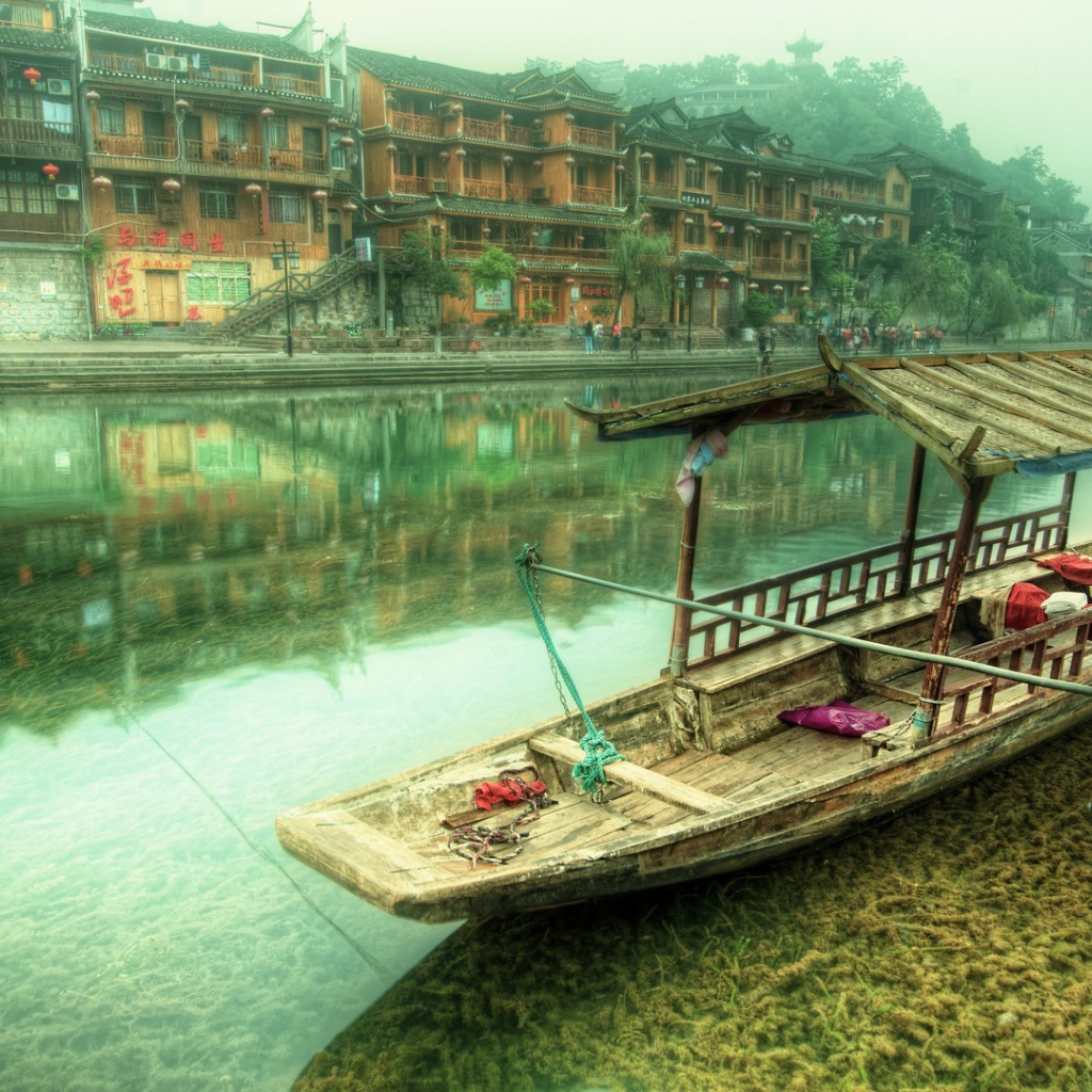 Лодка крестьянина, HDR фото