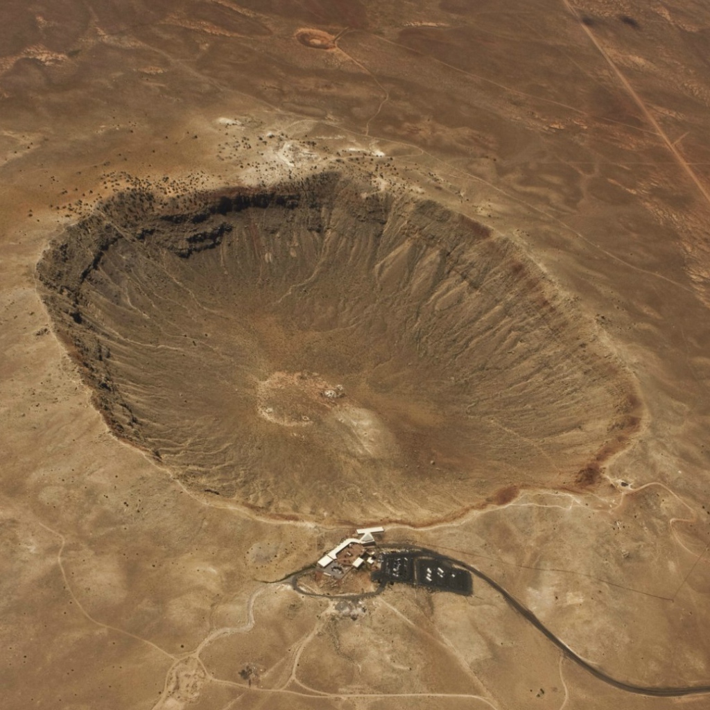 Метеоритный кратер в Аризоне, США