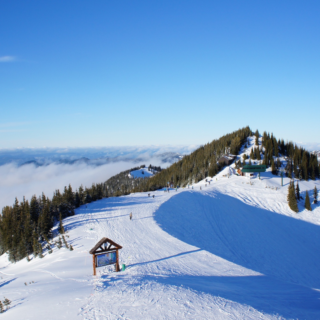 Горнолыжный курорт в районе Сиэтла