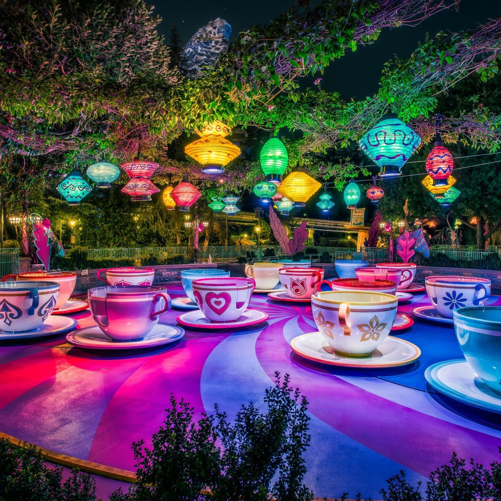 Аттракцион в парке развлечений, Калифорния