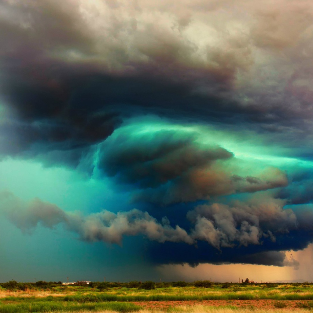 Грозовое облако в Аризоне, США