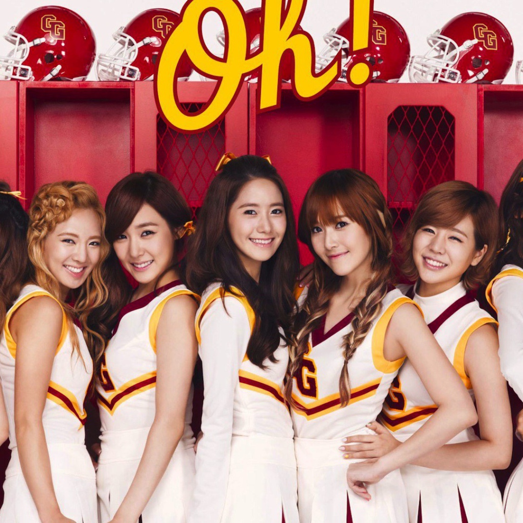 Команда японских девушек спортсменок