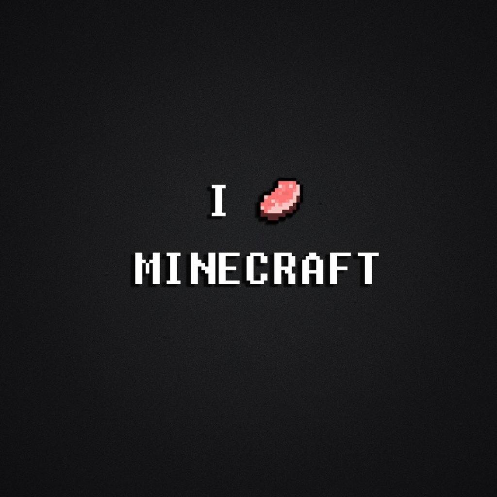 Я люблю игру Minecraft