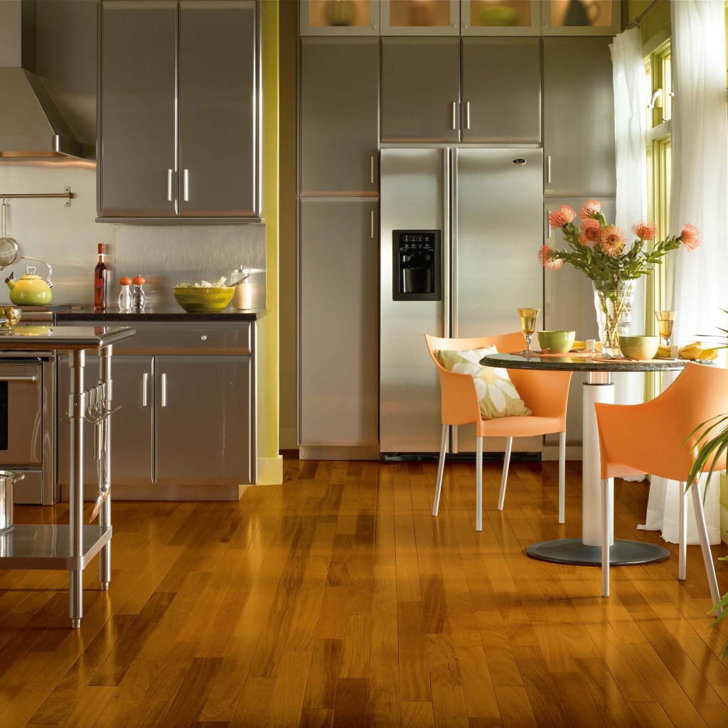 Серебристая кухня