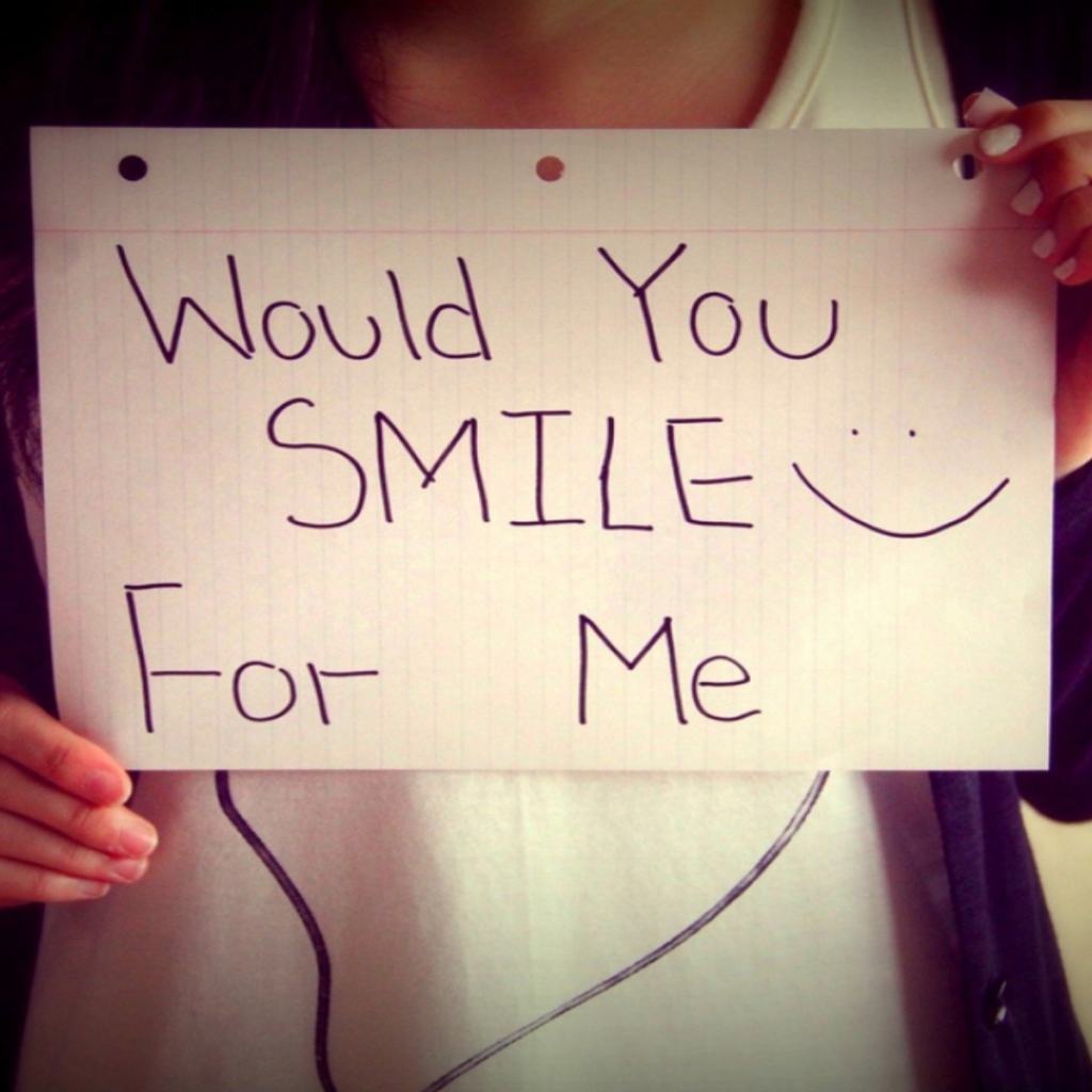 Улыбнись для меня