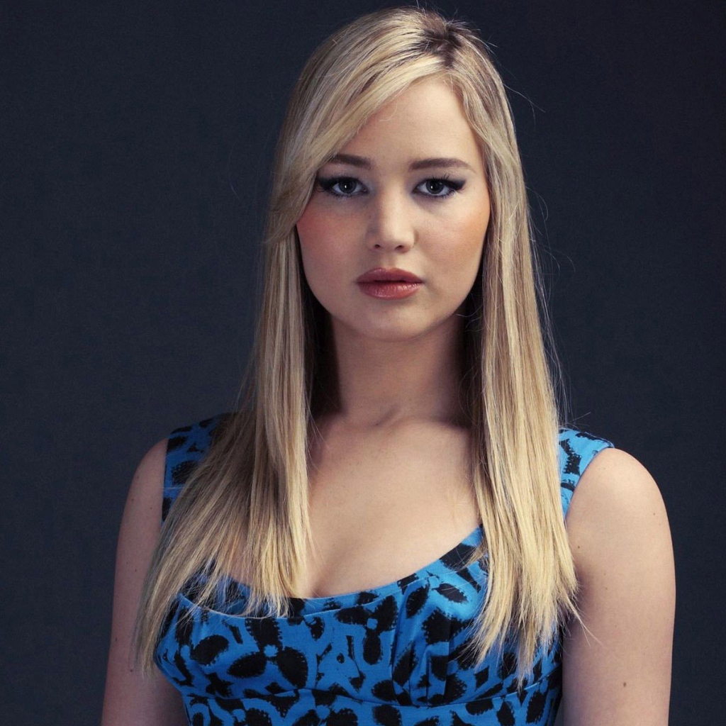 Блондинка актриса Дженифер Лоуренс