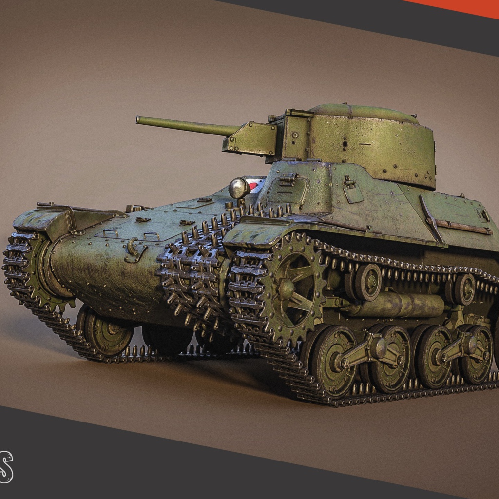 Игра World of Tanks, небольшой танк ТК