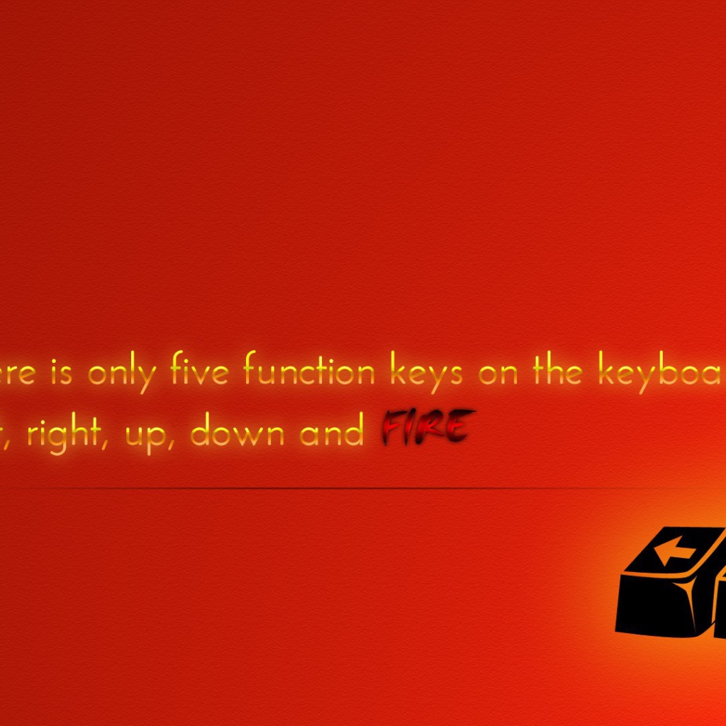 Есть только пять функциональных клавиш