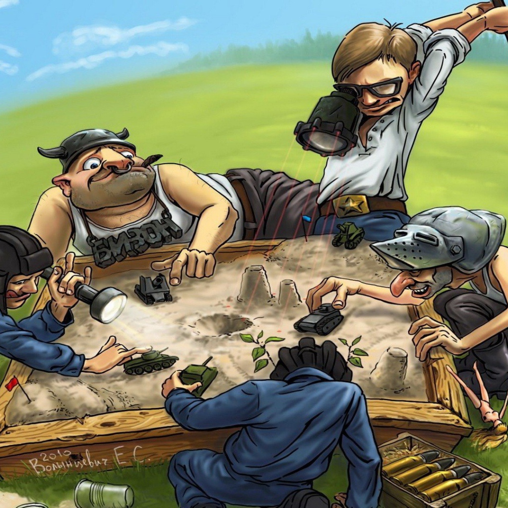 WORLD OF TANKS - глазами жены