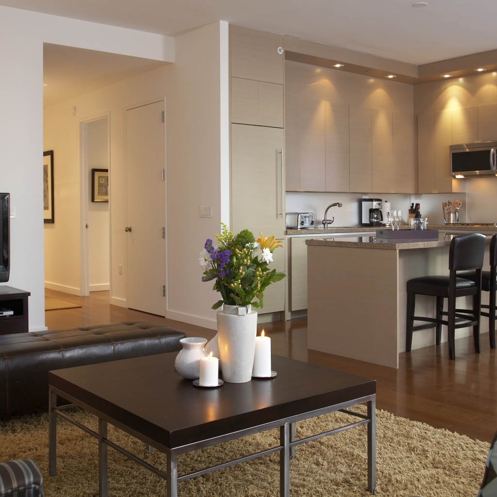 Комната с кухней