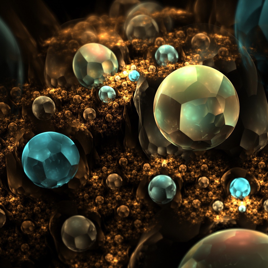 Абстрактные драгоценные камни 3 д графика 