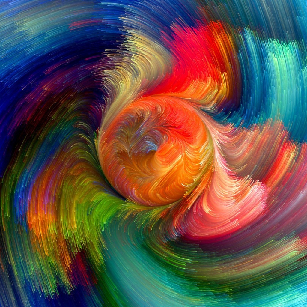 Абстрактный разноцветный рисунок  