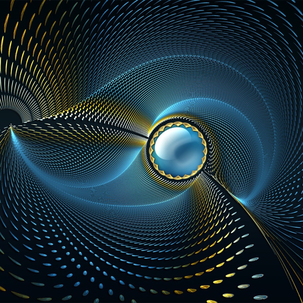 Фрактальный узор 3D графика 