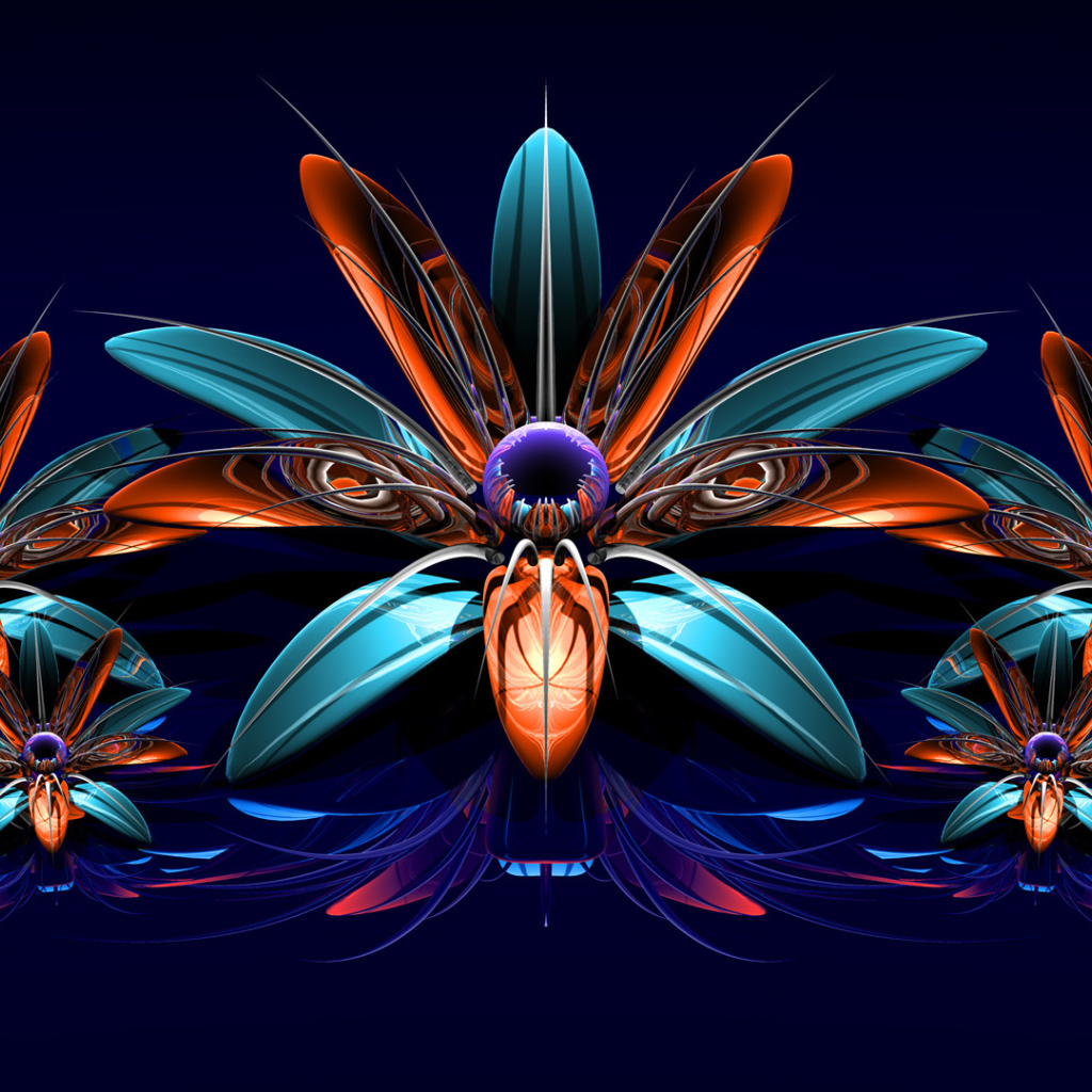 Фрактальные цветы