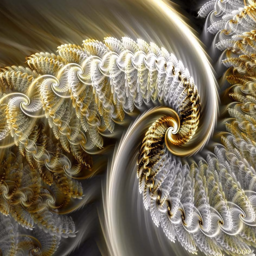 Фрактальные волны, 3д графика