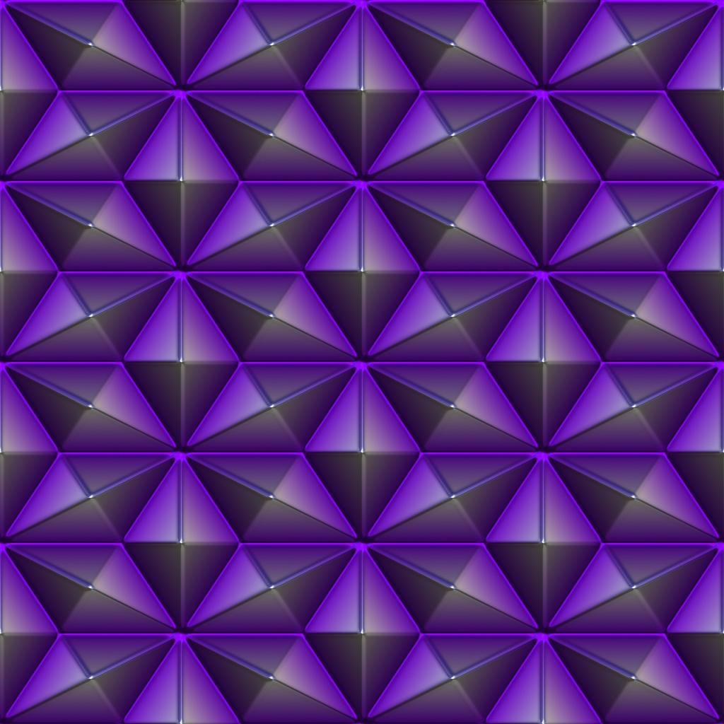 Пурпурные треугольники 3д графика