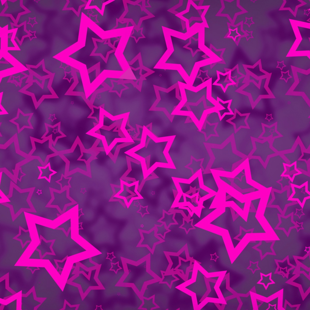 Много розовых звезд  