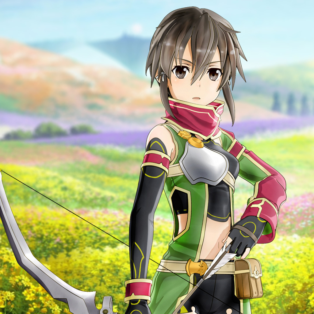 Персонаж Синон аниме  Sword Art Online II 