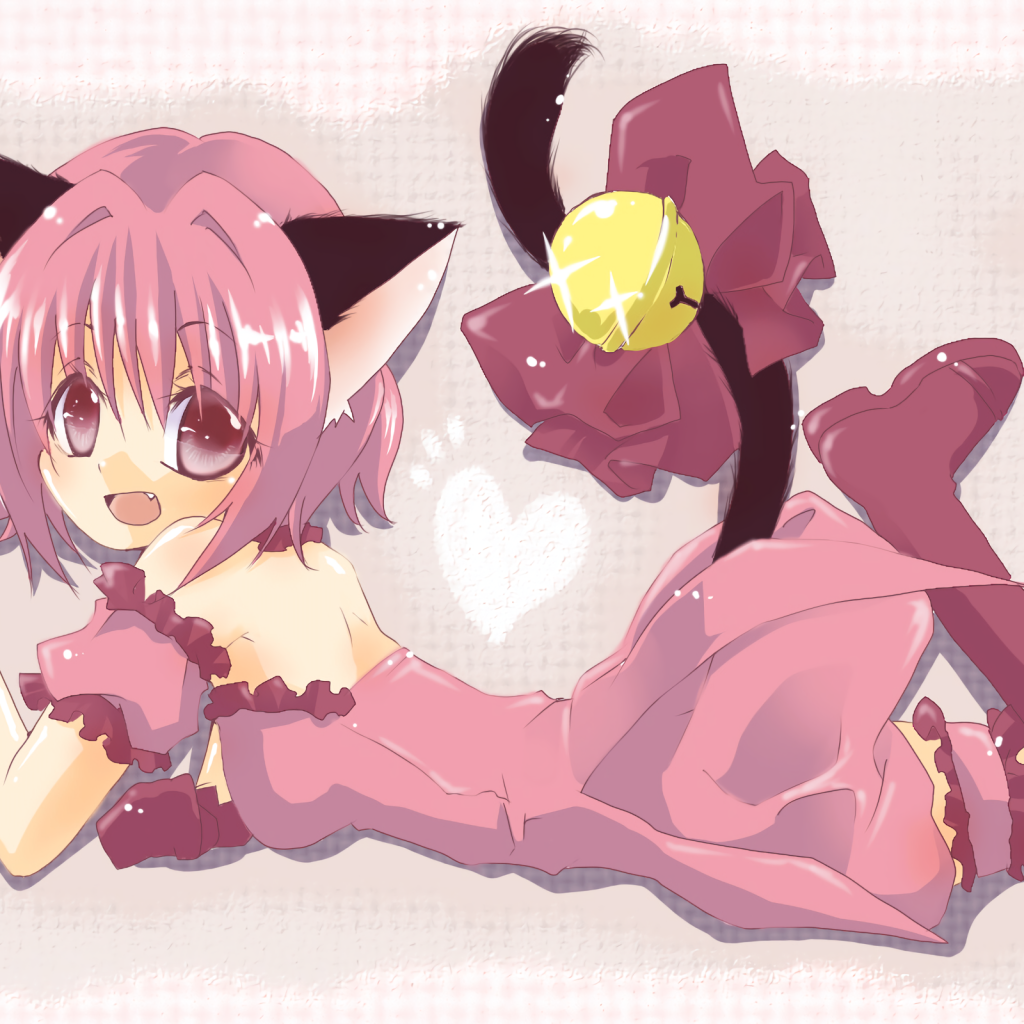Девушка персонаж Ichigo Momomiya аниме Tokyo Mew Mew