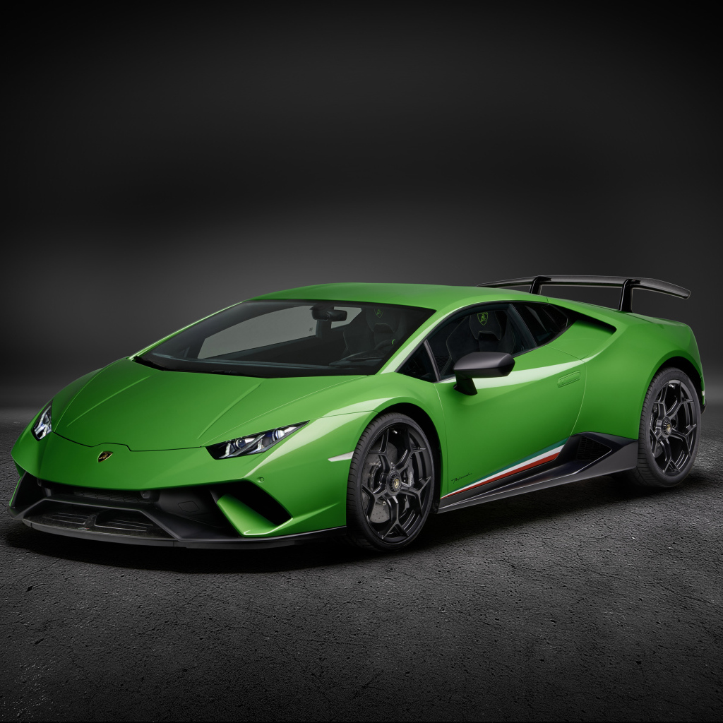 Стильный автомобиль  Lamborghini Huracan Performante 