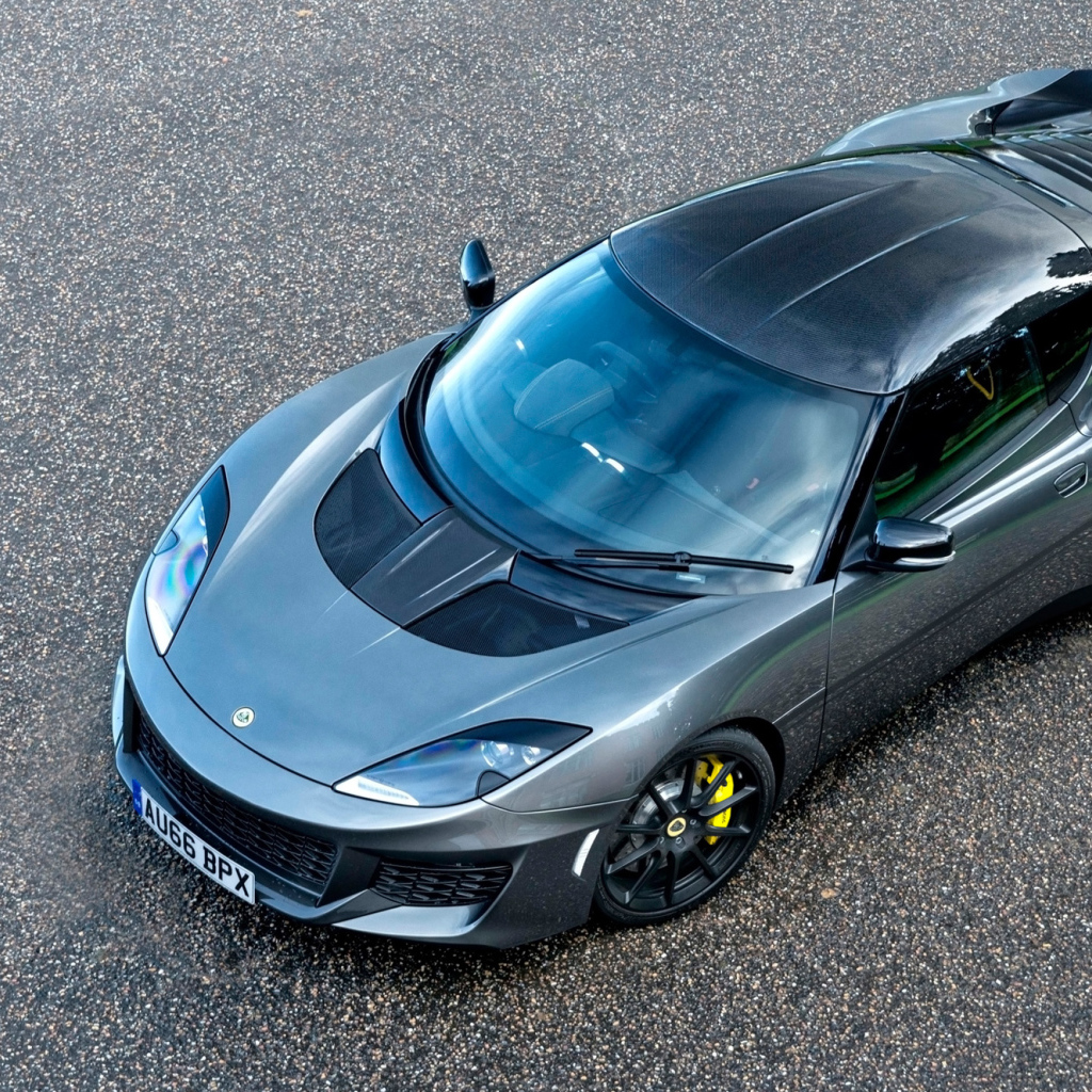 Автомобиль Lotus Evora Sport 410 вид сверху