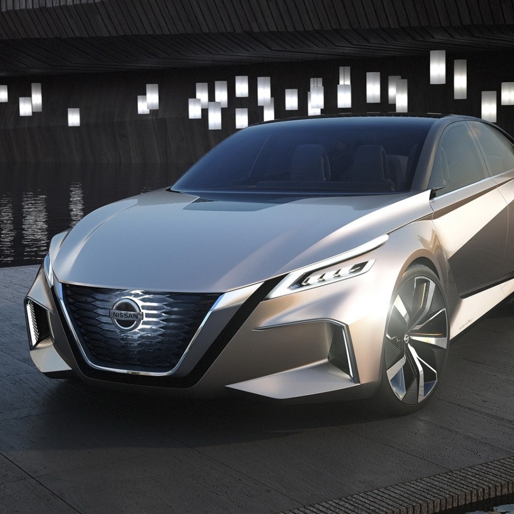 Стильный автомобиль Nissan Vmotion 2.0, 2017 