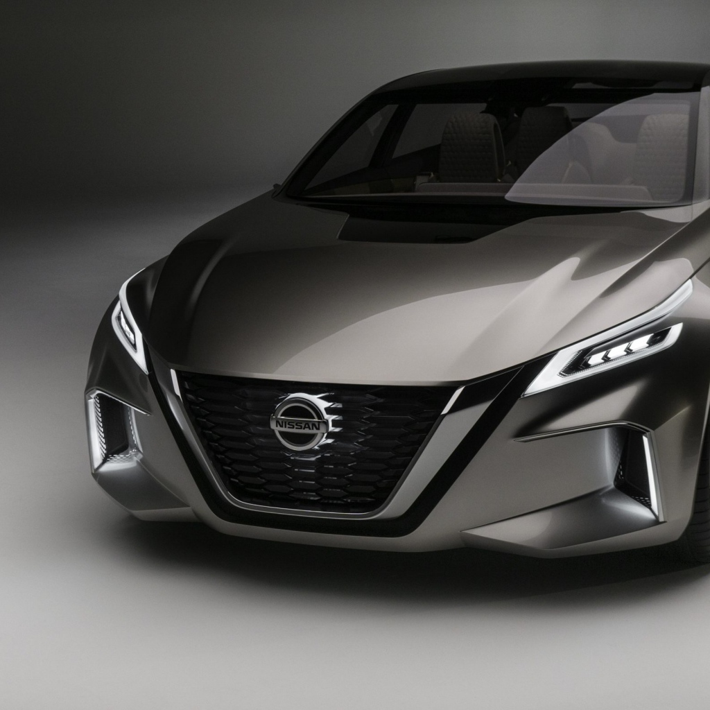 Стильный автомобиль Nissan Vmotion 2.0 вид спереди