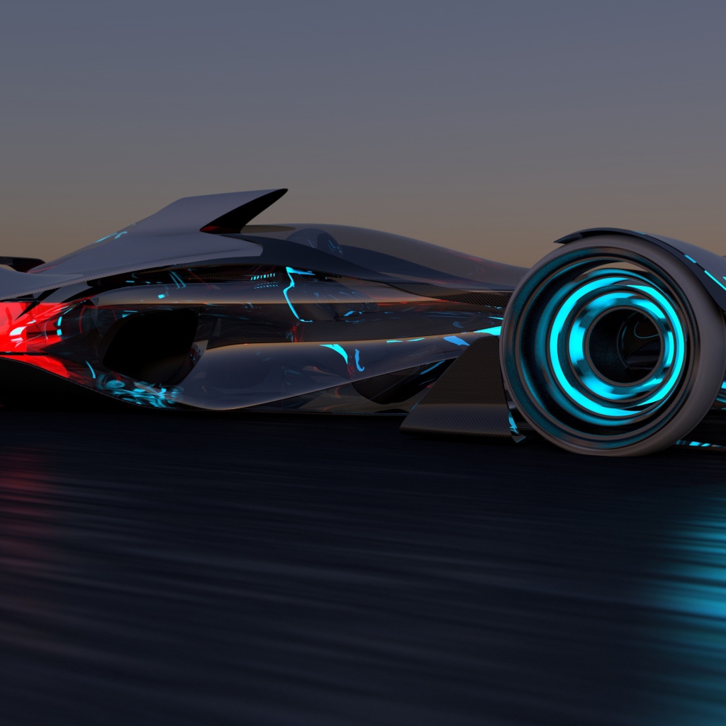 Гоночный автомобиль концепт Infiniti Synaptiq, 2029