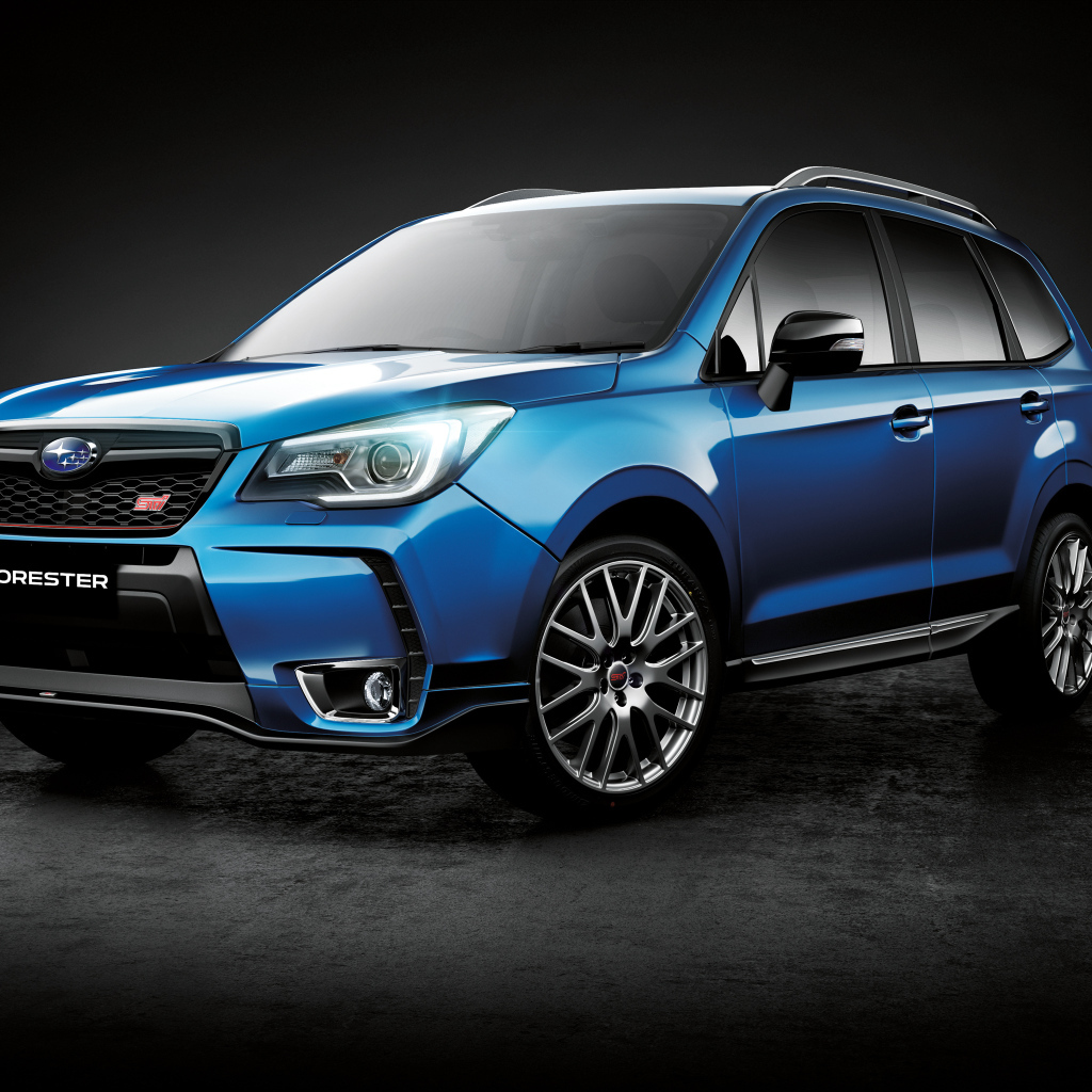 Автомобиль Subaru Forester цвет синий металлик 