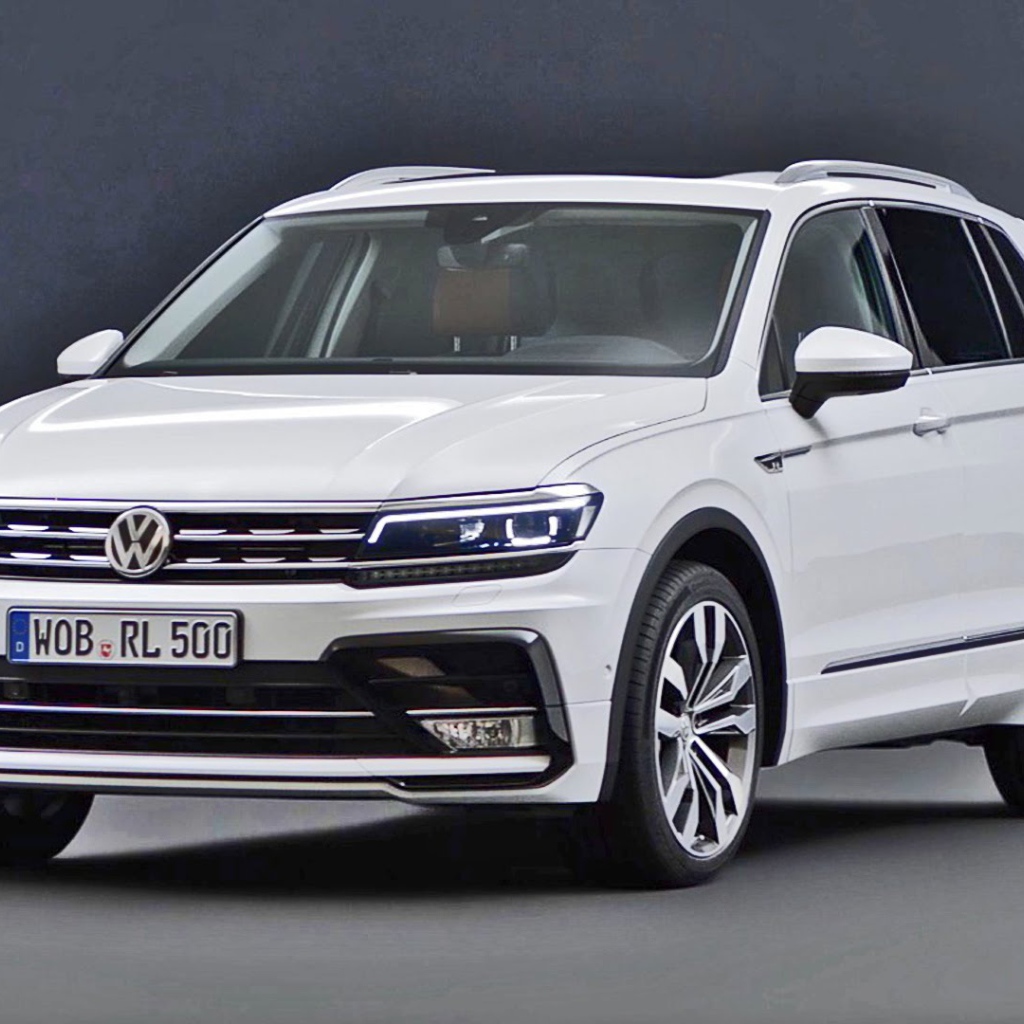 Белоснежный  Volkswagen Tiguan 2017 года 