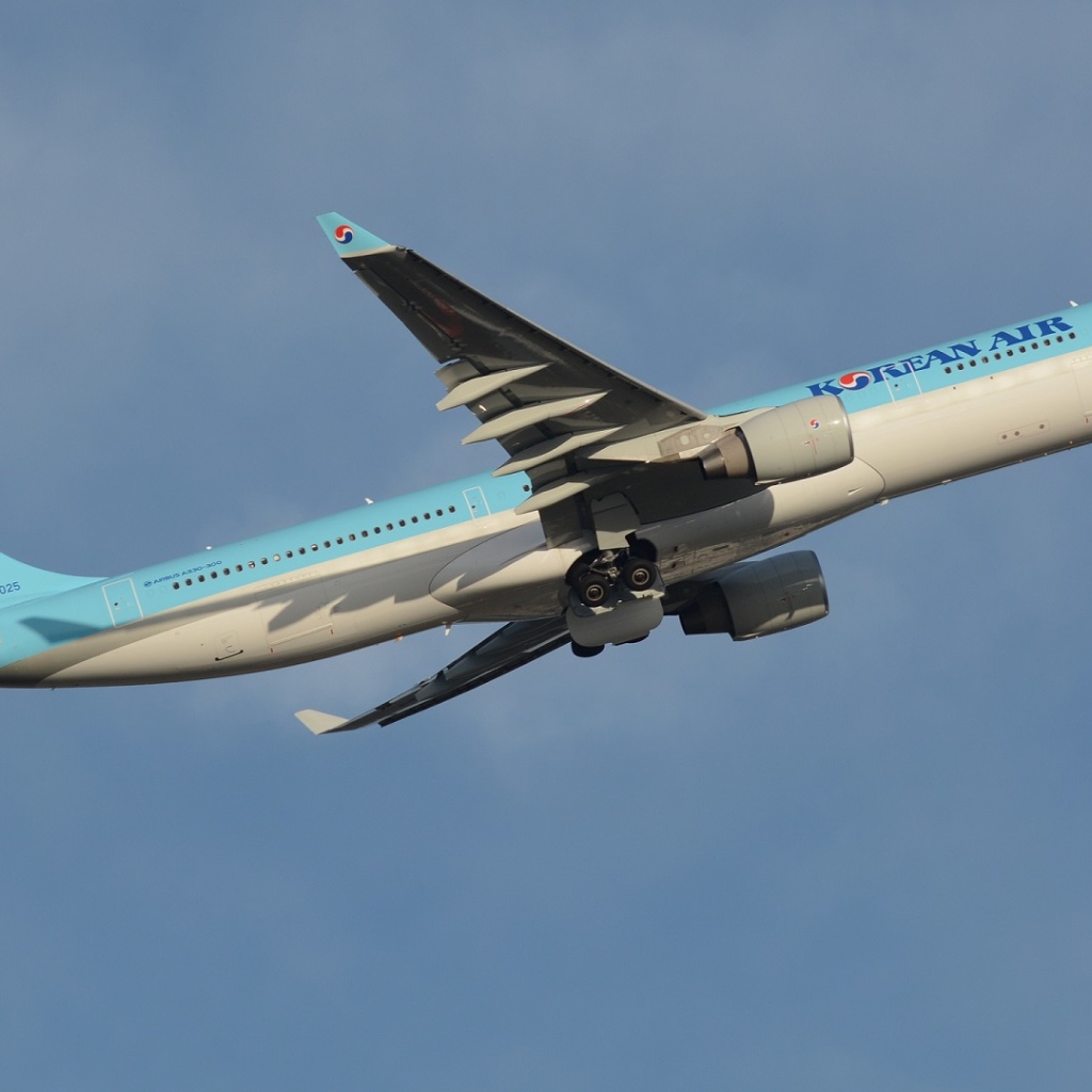 Самолет  Airbus A330 авиакомпании Korean Air 