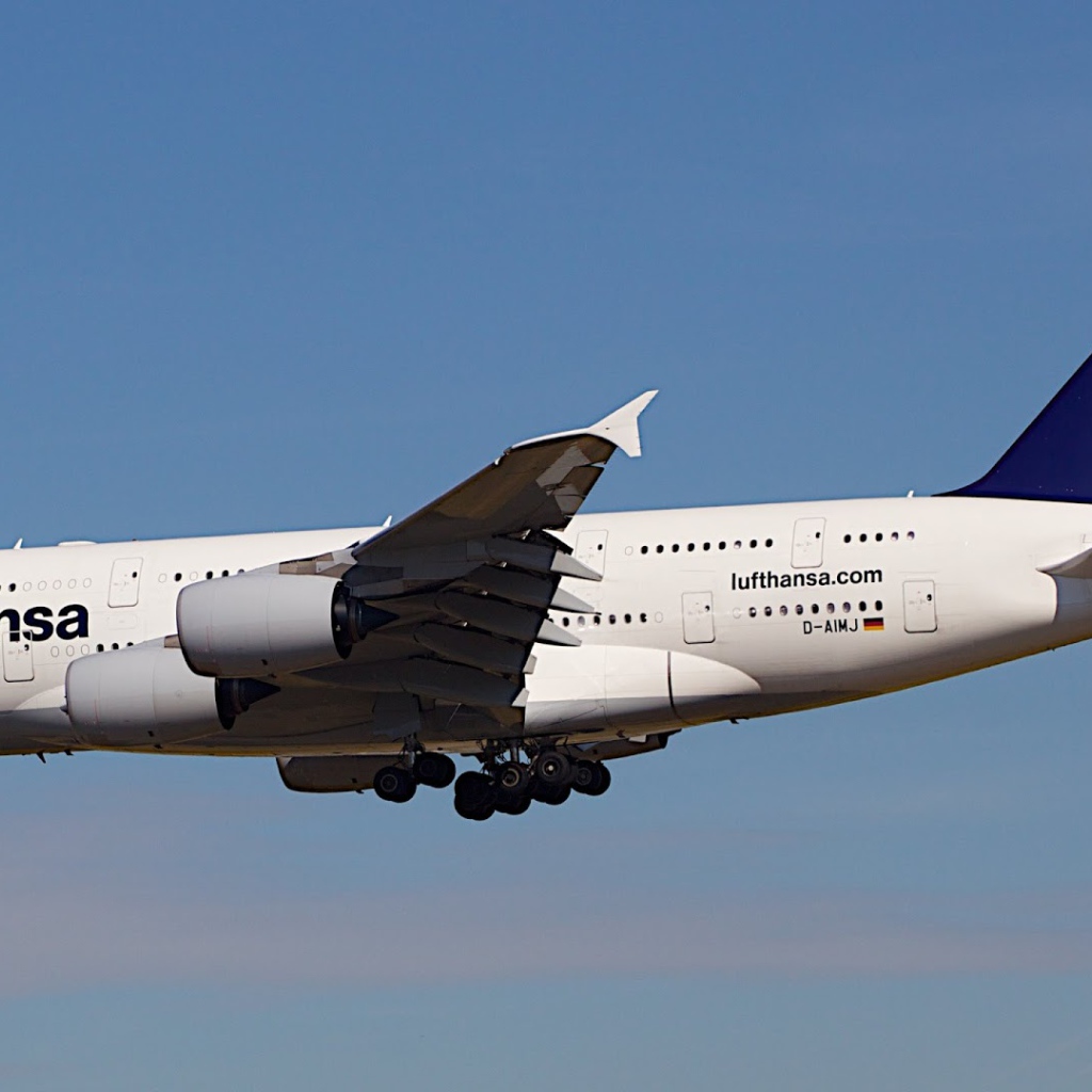 Airbus A380-800 авиакомпании Lufthansa