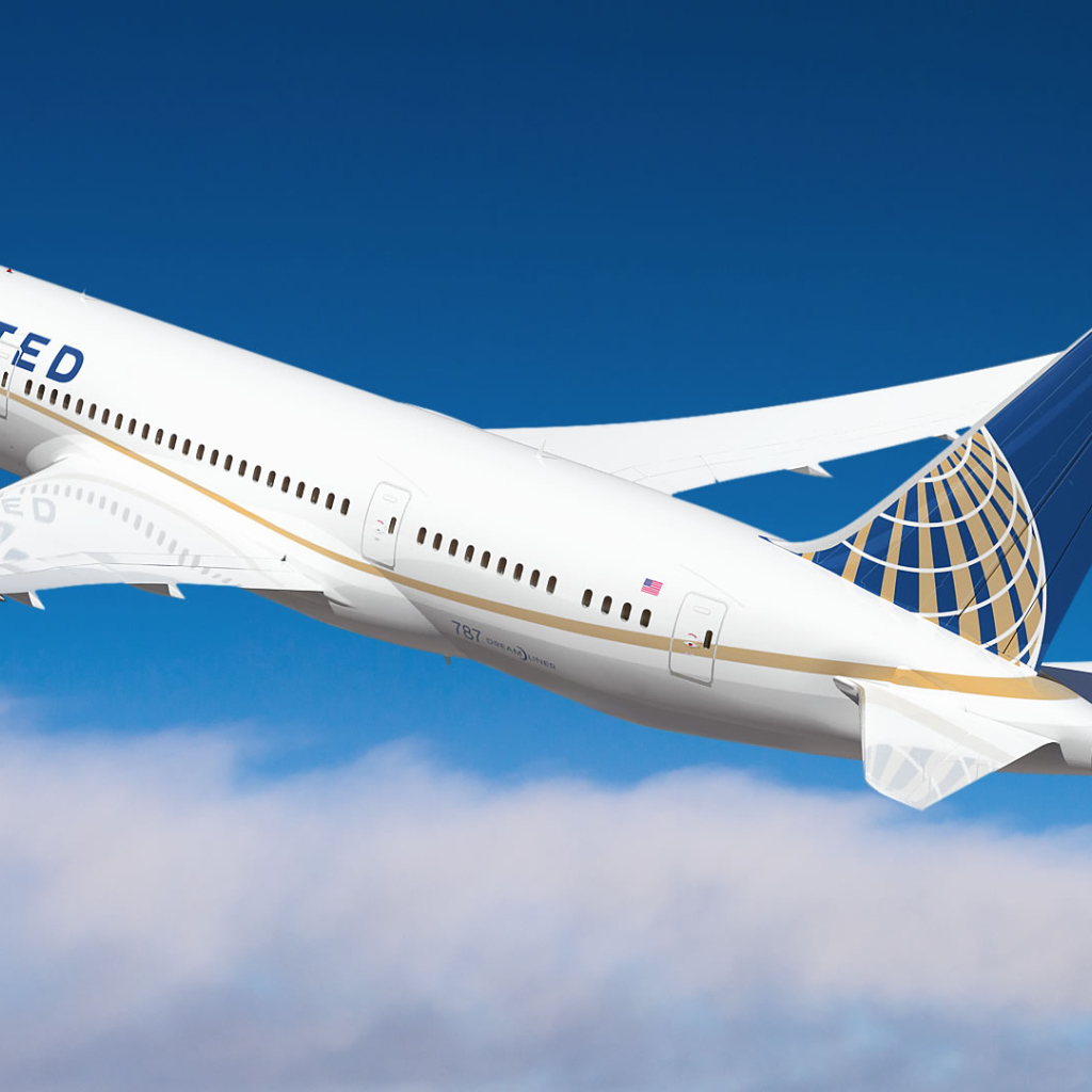Boeing 737-800 авиакомпании United Airlines 