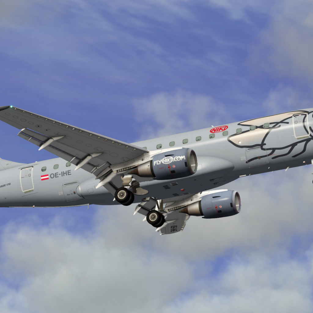 Embraer 170 австрийской авиакомпании Nikifly