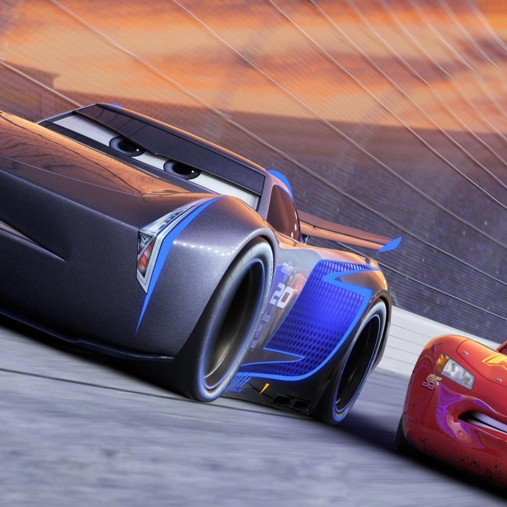 Машины Молния МакКуин и Джексон Шторм  Мультфильм Тачки 3  