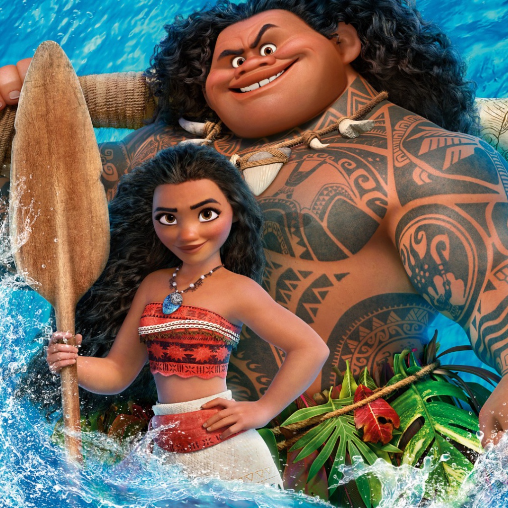 Персонажи мультфильма Моана 