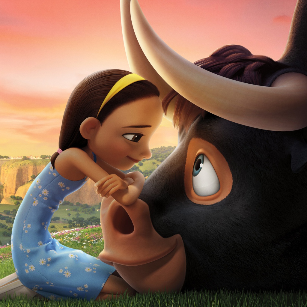 Персонажи нового мультфильма Фердинанд, 2017