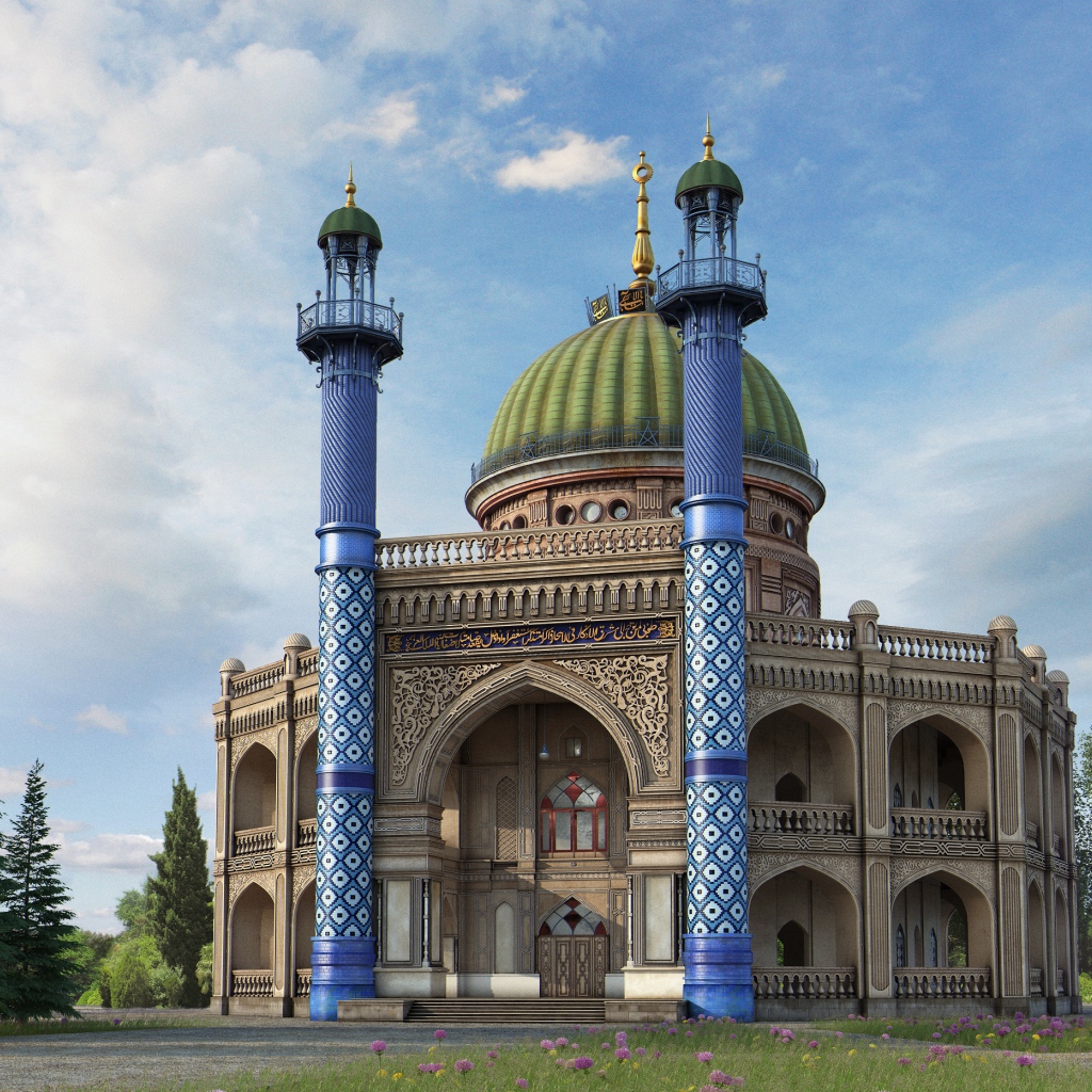 Храм Бахаи в Ашхабаде