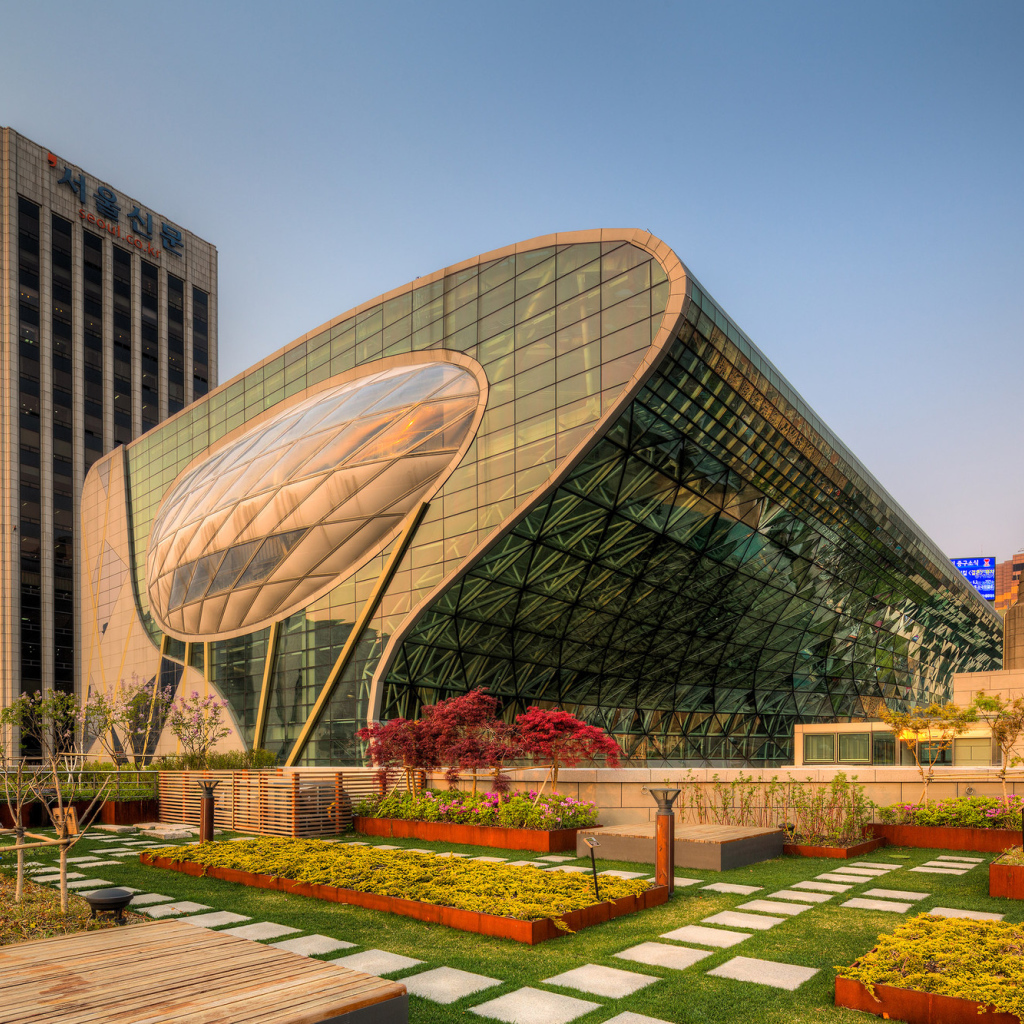 Корпус городской мэрии Seoul New City Hall, Южная Корея 