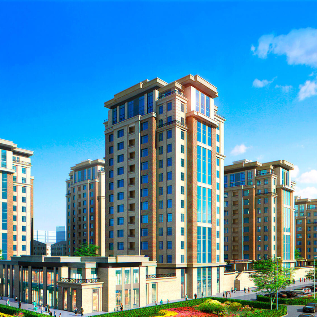 Современный жилой комплекс Коркем город Астана 