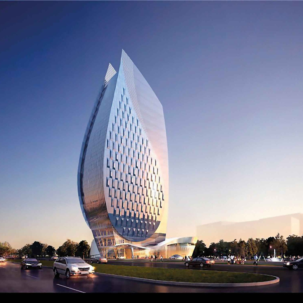 Высотное здание Azersu Office Tower Баку 