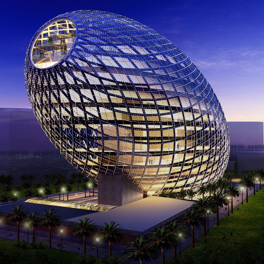 Ультрасовременное здание-яйцо Cybertecture Egg в Мумбае, Индия 