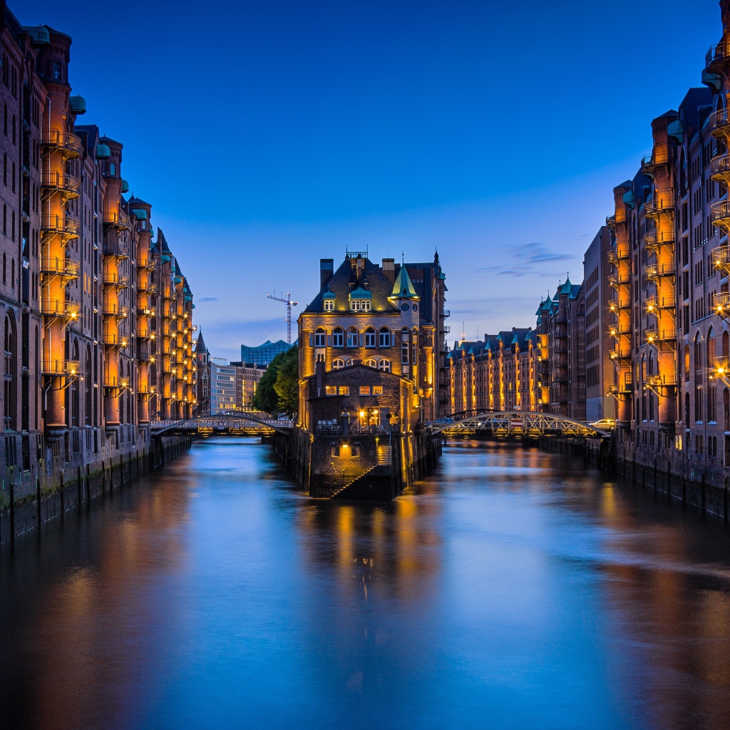 Складской район Шпайхерштадт, город Гамбург 