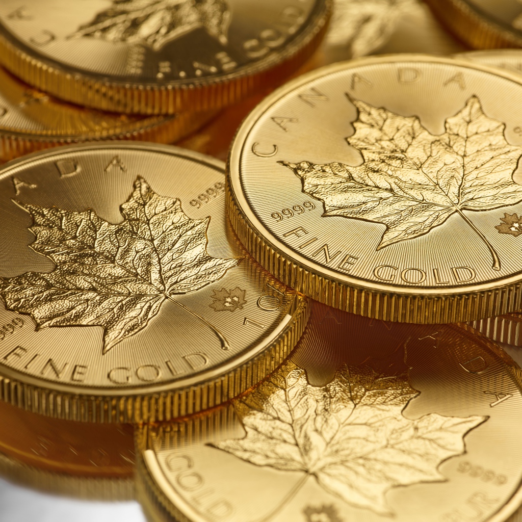 Золотые монеты Канада 