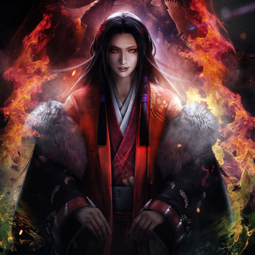 Персонаж компьютерной игры Nioh, Bloodshed's End, 2017