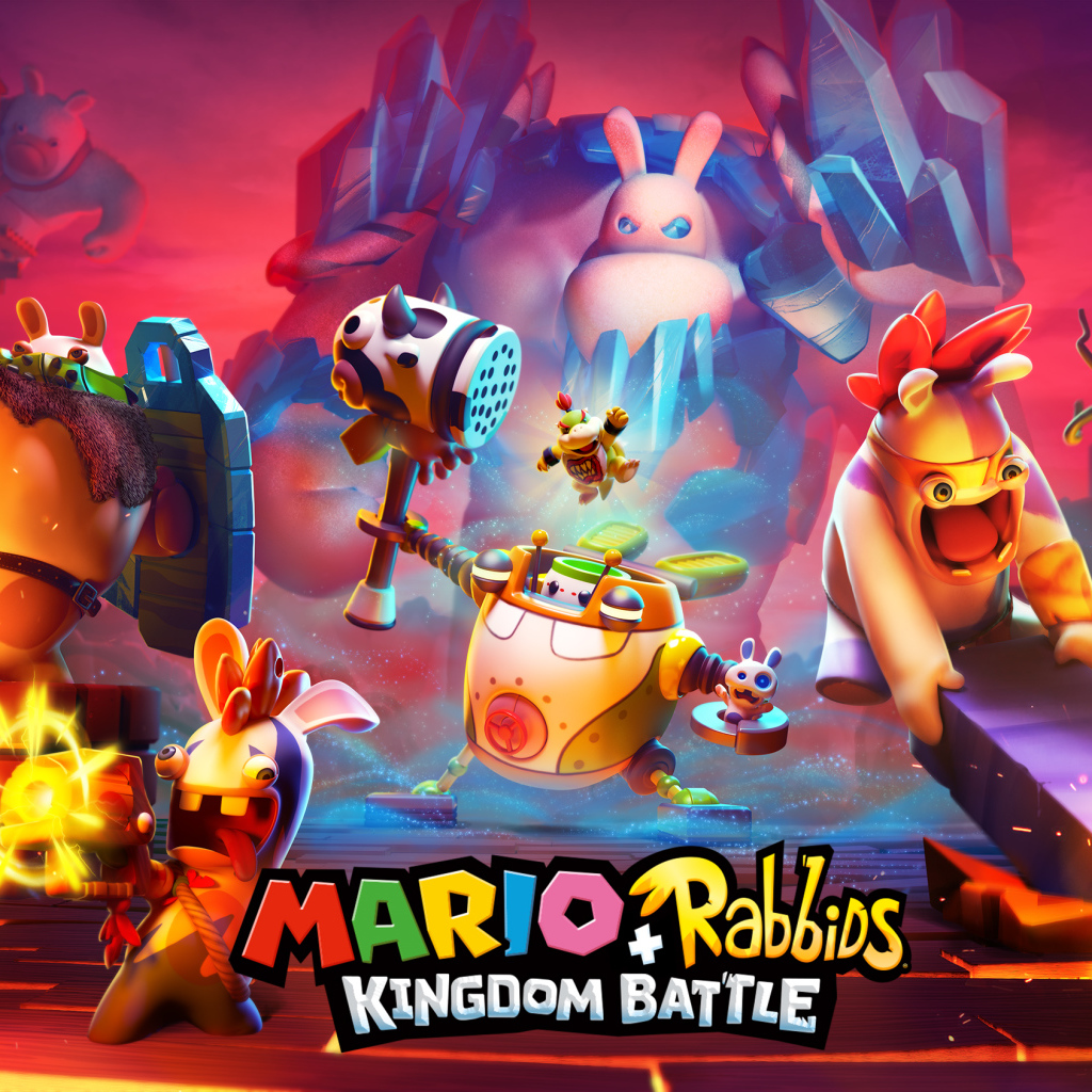 Постер компьютерной игры Mario + Rabbids Kingdom Battle, 2017