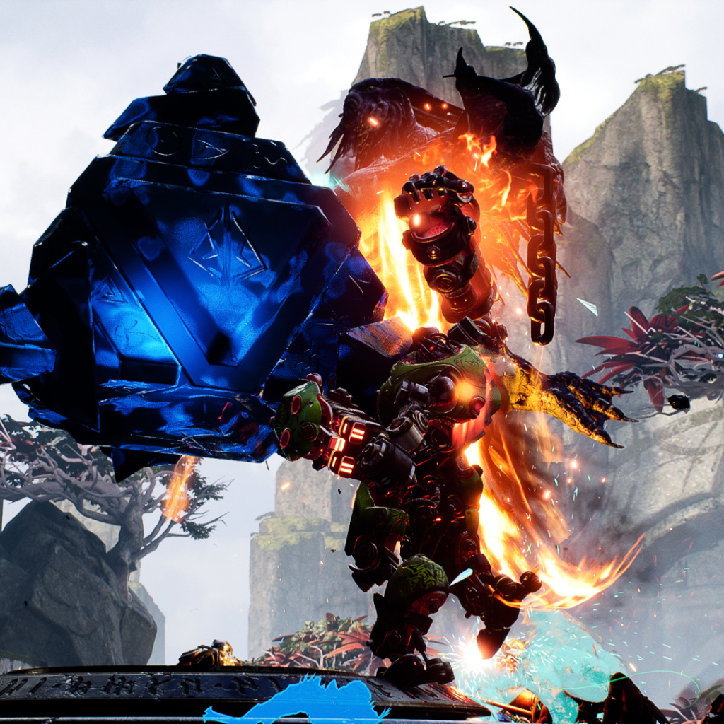 Боец ближнего боя Кранч персонаж игры Paragon 2017 