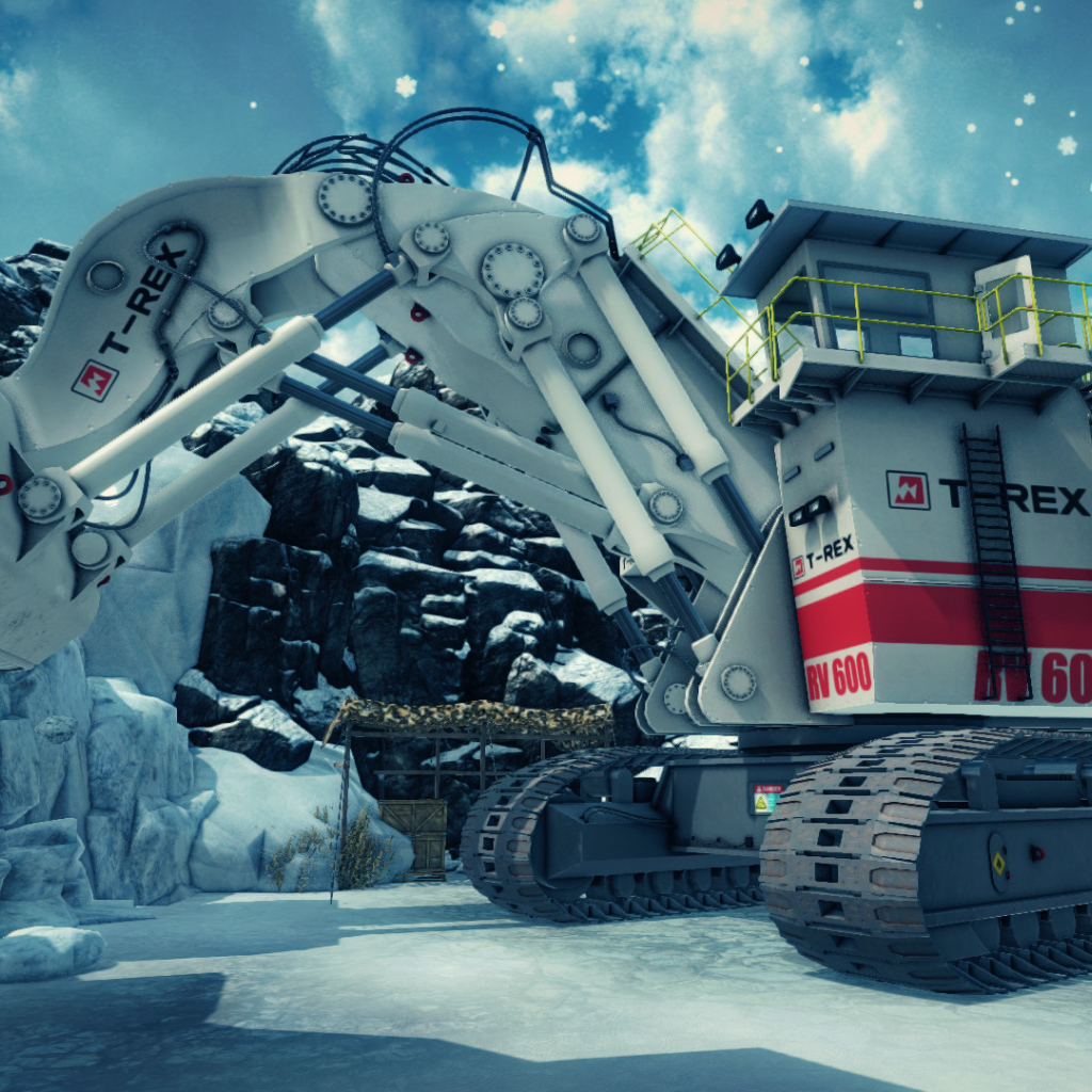 Гигантский экскаватор игра Giant Machines 2017 