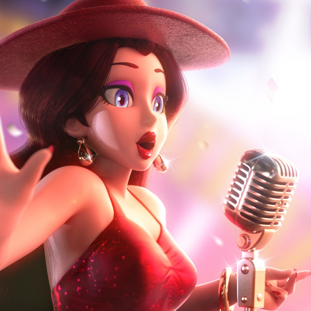 Девушка персонаж компьютерной игры Super Mario Odyssey, 2017